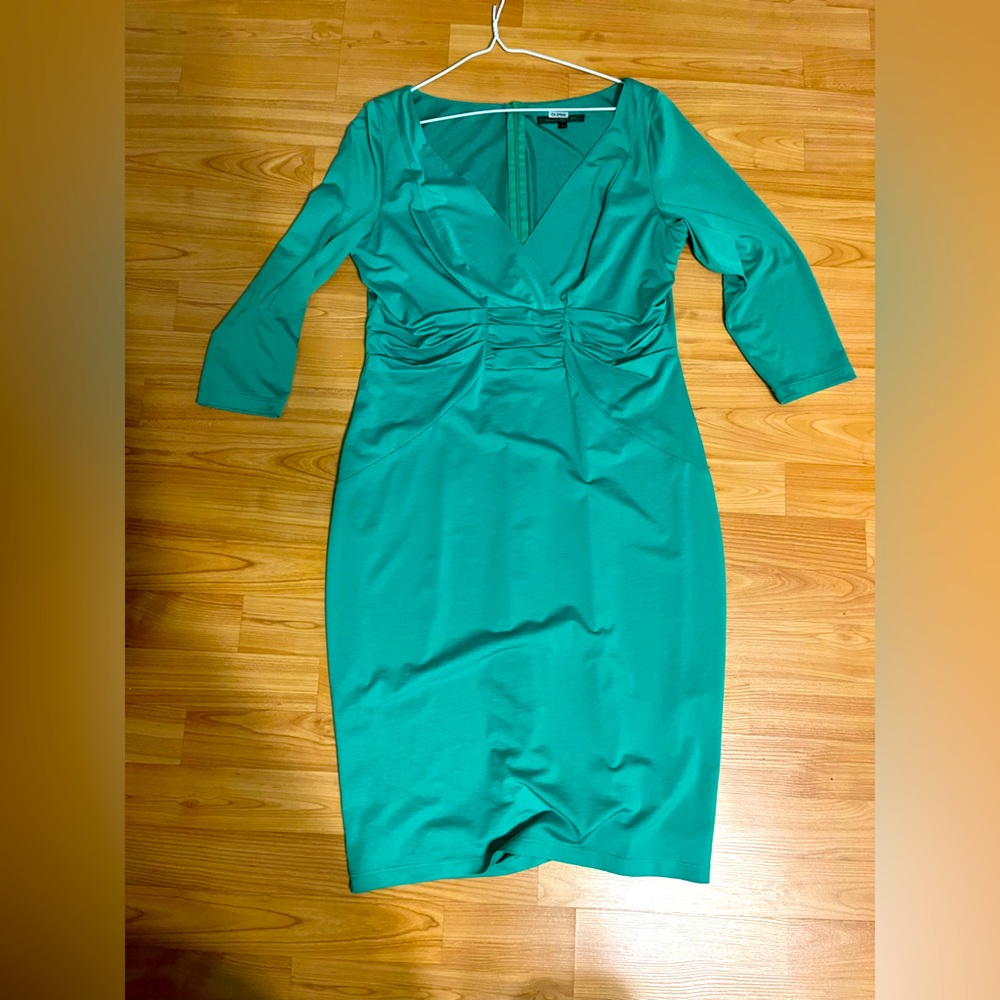 David Meister Emerald Green Bodycon Dress